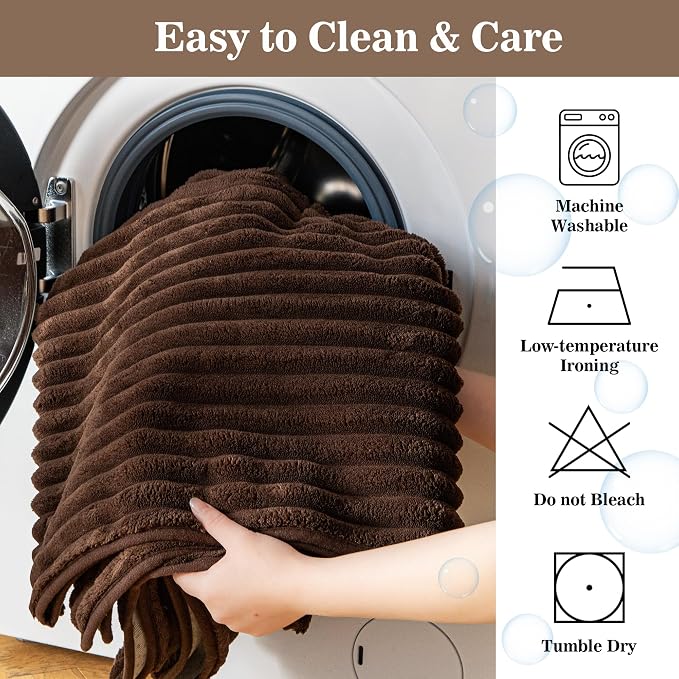 MYSKY HOME 100% Waterproof Couch Cover, Couch Covers for Sectional Sofa, Sofa Covers Washable Love Seat Couch Cover, Pet Couch Covers for 2 Cushion Sofa, Non Slip Dog Bed Cover, Chocolate, 35"x63"