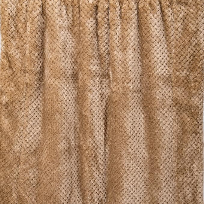 Fuzzy Blanket or Fluffy Blanket for Baby Girl or boy, Soft Warm Cozy Coral Fleece Toddler, Infant or Newborn Receiving Blanket for Crib, Stroller, Travel, Outdoor (40" x 48", DG-Mocha)