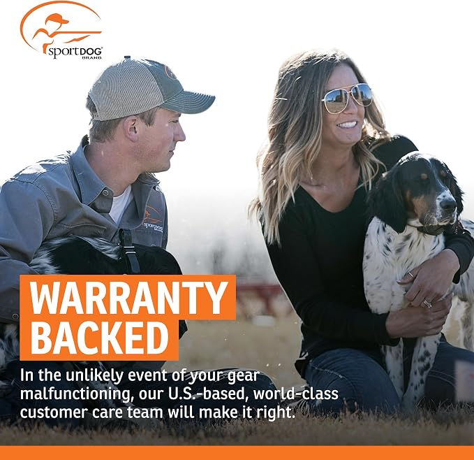 SportDOG YardTrainer 300 Remote Dog Training Collar - 300 Yard Range, 7 Static Levels, Tone & Vibration, DryTek Waterproof, Rechargeable, No-Look Design - Ideal for Yard and Park Training