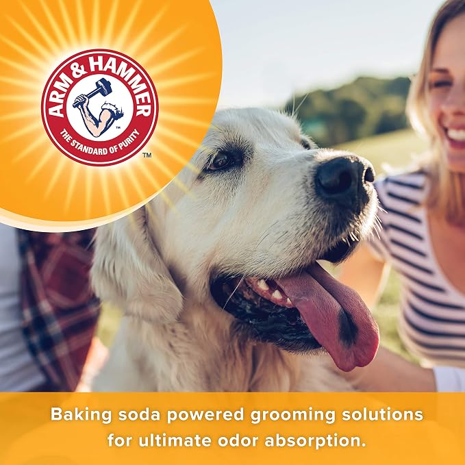 Arm and Hammer for Pets 2-In-1 Dog Shampoo and Conditioner, Cucumber Mint - Odor-Eliminating Baking Soda Formula for Clean, Fresh, Fully Conditioned Dog Coats, 20 Fl Oz