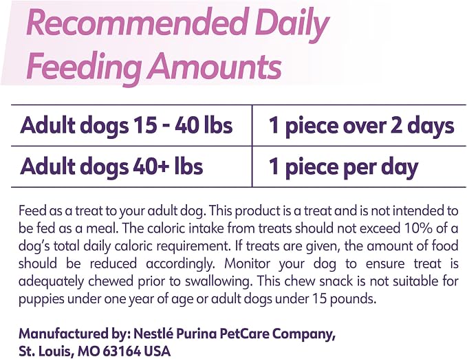 DentaLife Plus Digestive Support Dog Treats for Large Dogs 40 lbs. and up, Cleans Teeth, Freshens Breath, & Supports Healthy Gut, Chicken & Pumpkin Flavor, 22.6 oz., 19 Chews - 19 ct. Pouch
