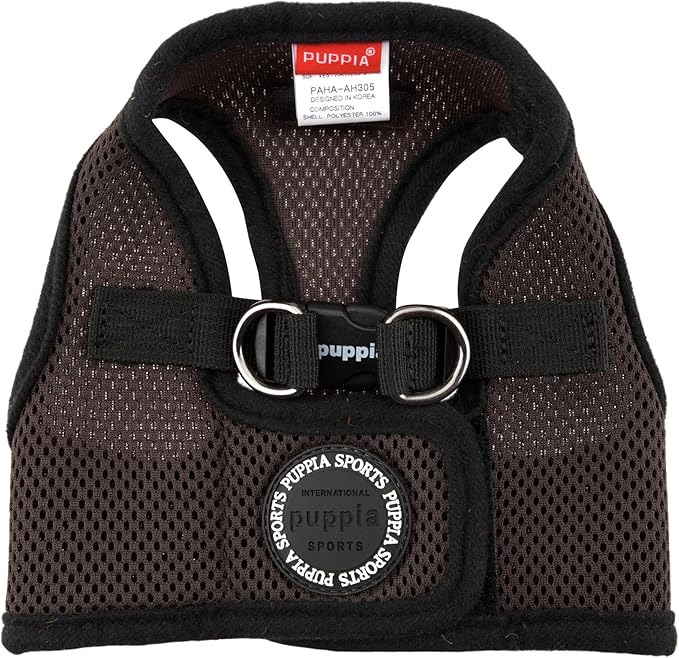 PUPPIA International Harness Soft B Vest, Medium, Brown