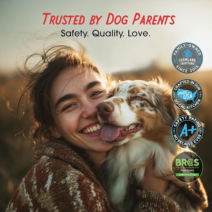 Farmland Traditions New Filler Free Dogs Love Pork Premium Jerky Treats for Dogs 2.5 Pound (Pack of 1).