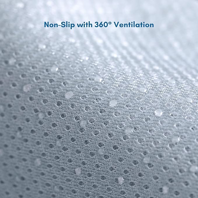 petfelix Dog Cooling Mat, Cooling Dog Bed and Cooling Pad for Dog with Qmax 0.4 Yarn, Breathable 3D Airflow Layers, Machine Washable Non Slip Base for Pets, Blue, XXL, 55"*36"