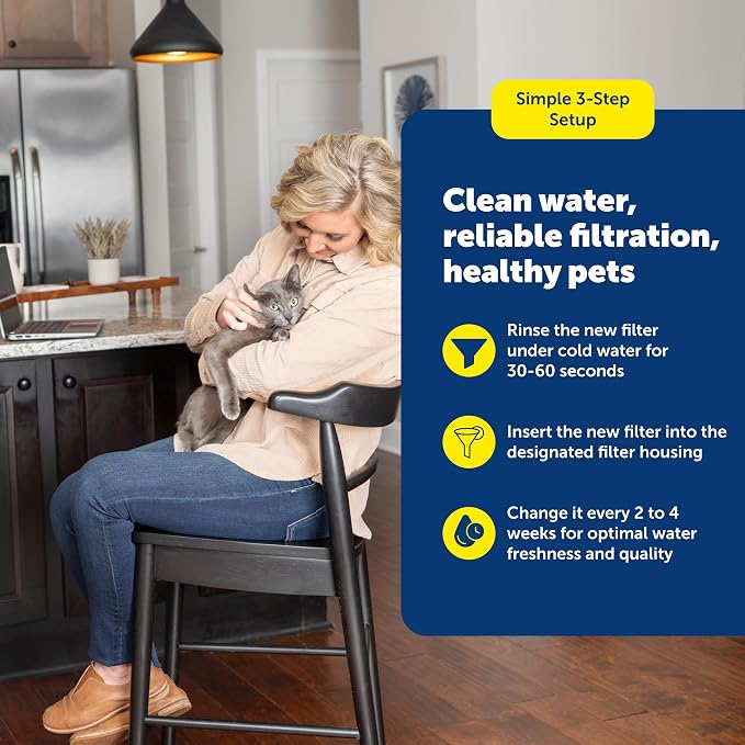 PetSafe Ion-X Pet Fountain Filters Pack of 4