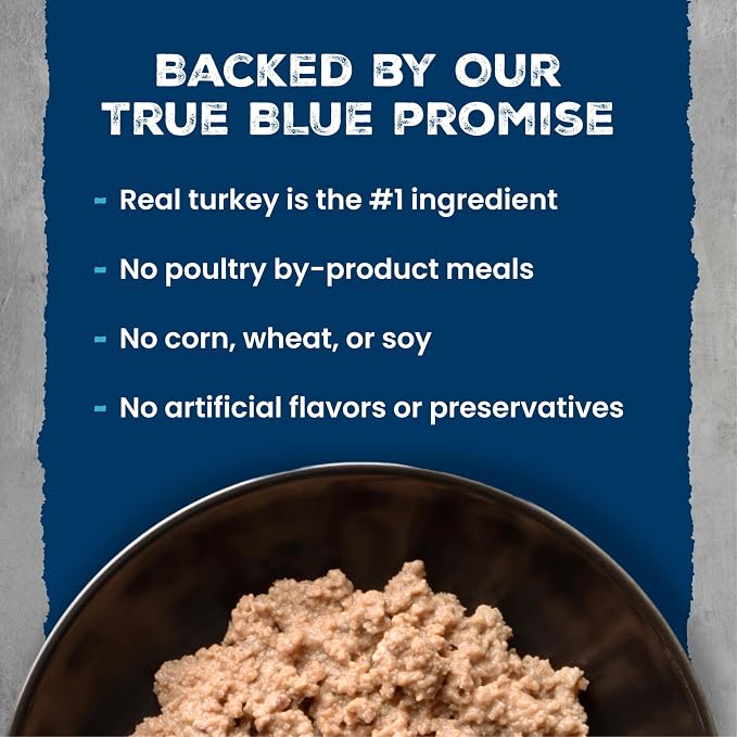 Blue Buffalo Wilderness Turkey Paté Adult Wet Cat Food, High-Protein & Grain-Free Recipe Enhanced with Vitamins, Minerals, and Other Nutrients, 5.5-oz. Cans (24 Count)