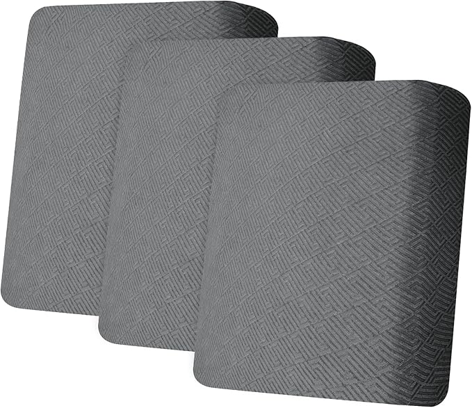 XINEAGE Large Couch Cushion Covers Seat Cushion Cover Thick Stretch Sofa Slipcovers 3 Piece Individual Couch Covers with Elastic Bottom(3 XL Seat Cushion/Backrest,Light Gray)