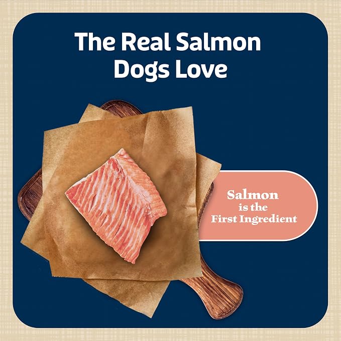 Blue Buffalo Bits Soft Dog Treats for Training, Made with Natural Ingredients & Enhanced with DHA, Salmon Recipe, 4-oz Bag