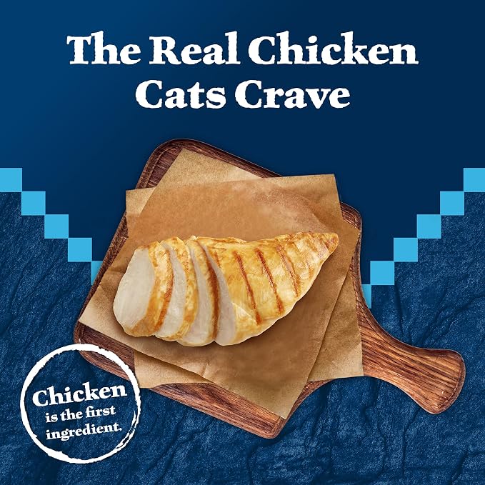 Blue Buffalo Wilderness High-Protein Grain-Free Wet Kitten Food,Chicken Paté Recipe,3-oz Cans,(Pack of 48)