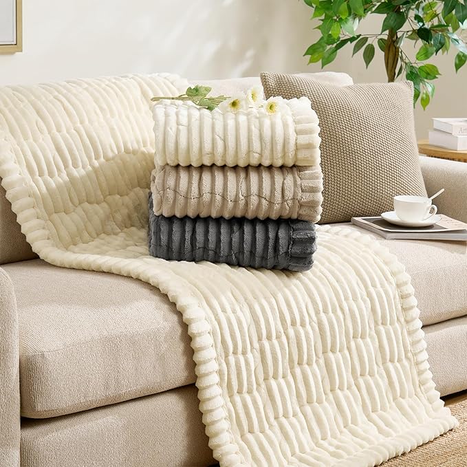 SureFit Couch Covers for Dogs,Washable Couch Protector for 3-Cushion Sofa,Non-Slip Paw Print Grip, Soft Skin-Friendly Furniture Cover for Pets,Thick and Cozy Slipcover for Sofa Cushions(28"x83" Khaki)