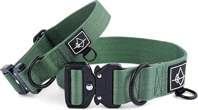 Made to ROAM Premium Dog Collar - Adjustable Heavy Duty Nylon Collar with Quick-Release Metal Buckle (Oregon Haze, Classic Size 5)
