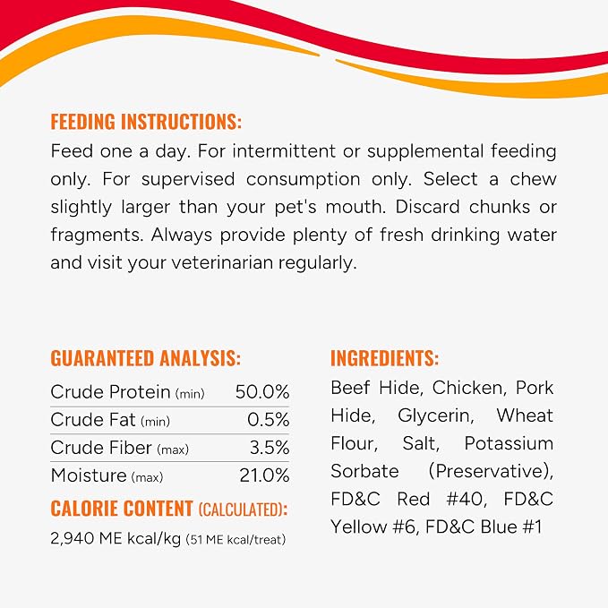 Good 'n' Fun Ribs Long-Lasting Dog Treat, With Real Proteins, Beef Hide and Premium Chicken, Supports Dental Health, Mental Stimulation, 12 oz