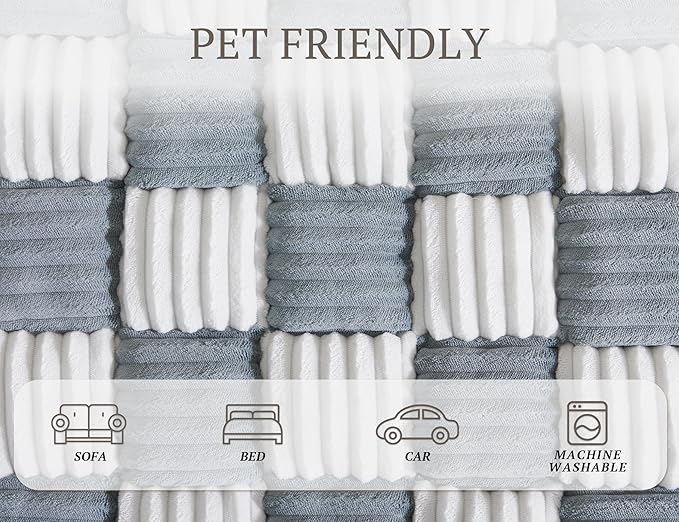Couch Cushion Cover for dogs Sofa Cover Washable Pet Love Seat Couch Covers for Sofa Slipcovers Couch Protector Blanket for Dog Sofa Cushion Covers for Pet Washable Pad Blue Grey 70x210cm/27.6x82.7in