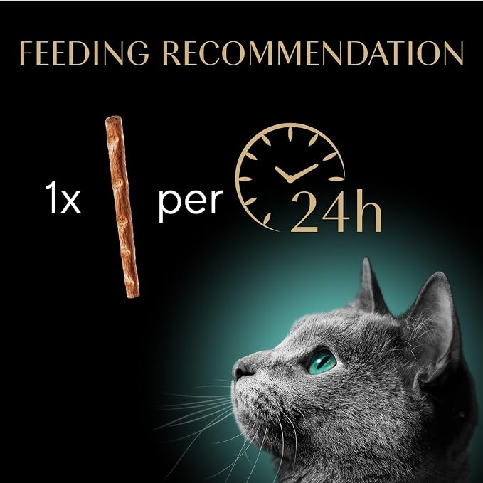 Sheba Meaty Tender Sticks Chicken Cat Treats, Chicken Flavor, Cat Snacks, 0.14 oz., 15 Count, Pack of 10 (150 Sticks Total)