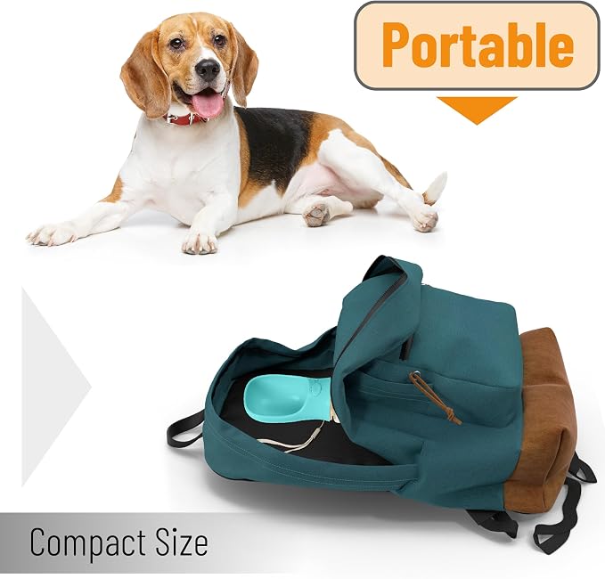 Mr. Pen- Portable Dog Water Bottle, 19 oz, Large, Leak Proof Puppy Water Dispenser with Drinking Feeder for Pets, Outdoor Walking, Hiking, Travel, Not Dishwasher Safe