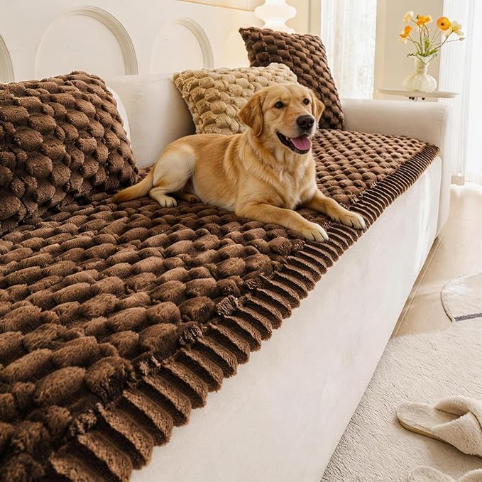 Pet Couch Cover for Dogs Washable Pet-Friendly Dog Sofa Protector for Furniture Boho Pets Mat for Couches and Sofas