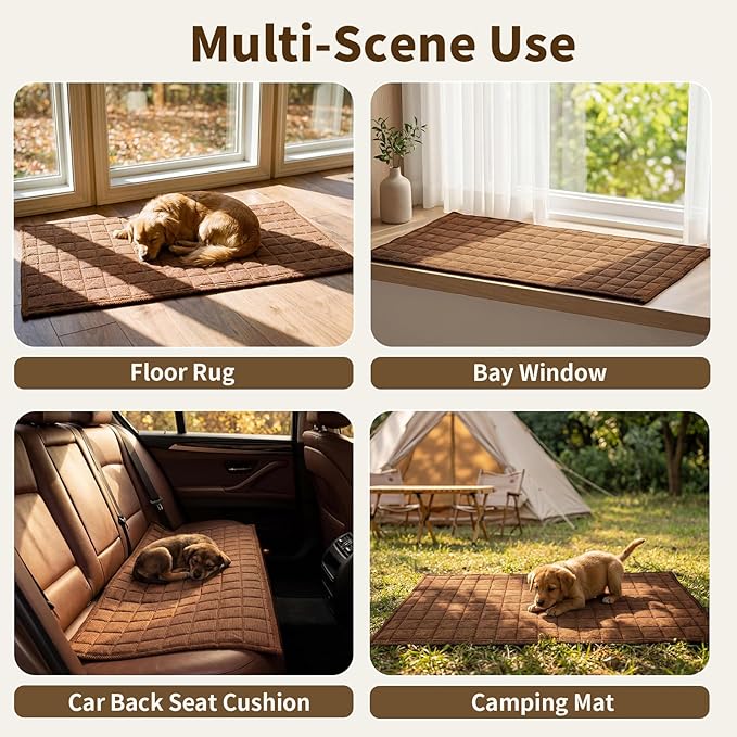Velvet Couch Covers for Sectional Sofa Washable, Non-Slip L Shaped Sectional Couch Cover, Soft Pet Couch Covers for Sofas, Furniture Slipcovers for Single Sofa(1PC,35"x35",Dark Brown)