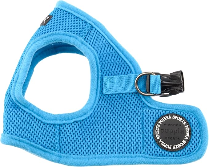 PUPPIA International Harness Soft B Vest, X-Large, Sky Blue