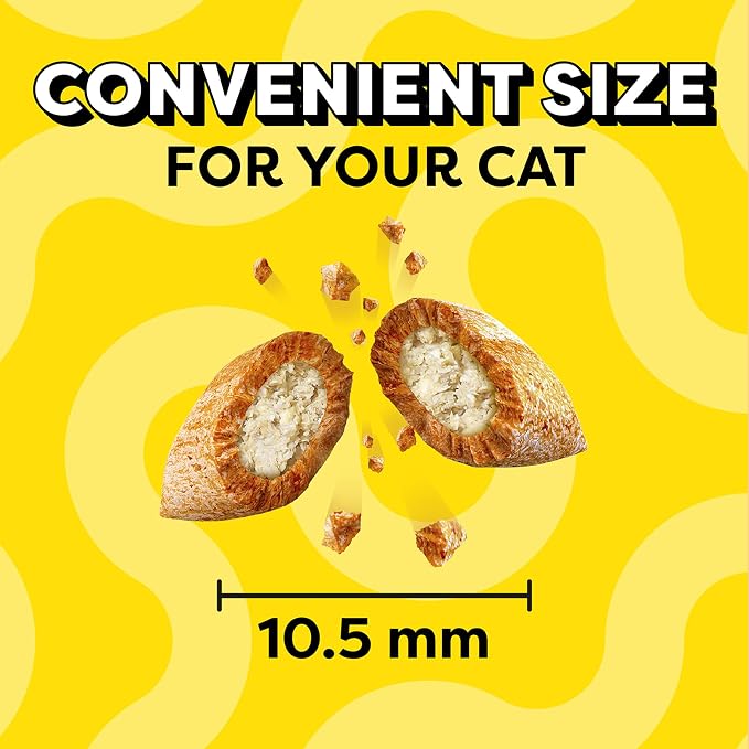 Temptations Cat Treats, Classic Crunchy and Soft Cat Treats, Crabby Crab Flavor, 3 oz. Pouches (Pack of 12)