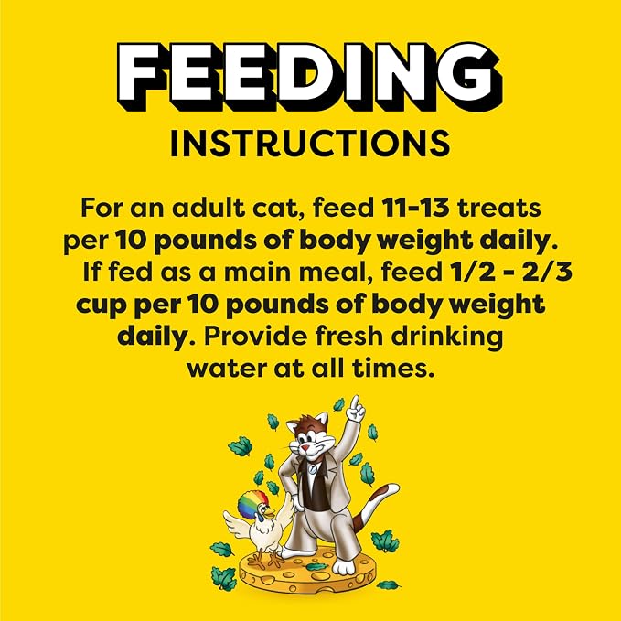 Temptations Cat Treats, Classic Crunchy and Soft Cat Treats, Catnip Fever Flavor, Catnip Treats, 3 oz. Pouch (Pack of 12)