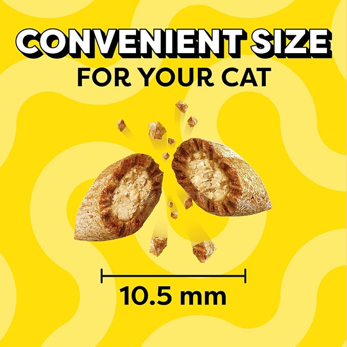 Temptations Cat Treats, Classic Crunchy and Soft Cat Treats, Shrimpy Shrimp Flavor, 3 oz. Pouch (Pack of 12)
