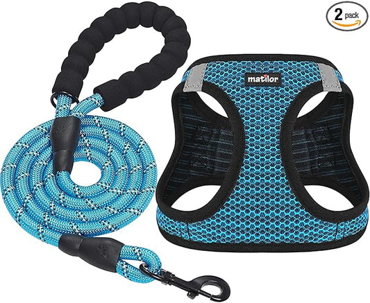 Dog Harness Step-in Breathable Puppy Cat Dog Vest Harnesses for Small Medium Dogs