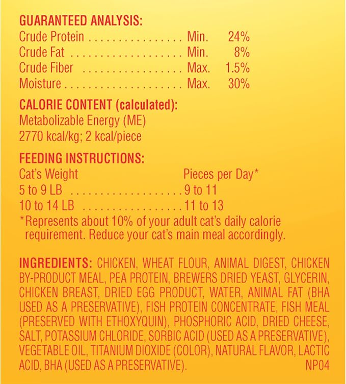 Meow Mix Irresistibles Soft Cat Treats,White Meat Chicken,3 Ounce,(Pack of 10)
