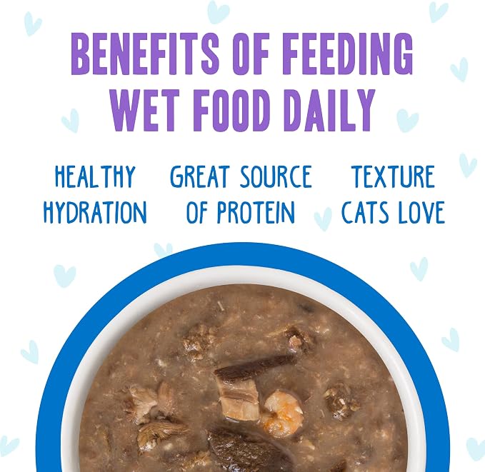 Weruva B.F.F. OMG - Best Feline Friend Oh My Gravy!, Ciao Baby! with Chicken & Shrimp in Gravy Cat Food, 2.8oz Pouch (Pack of 12)