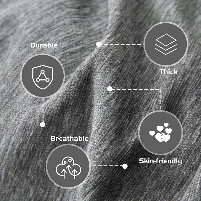 MEETSKY Couch Cover 91 Inch Large Couch Covers for 3 Cushion Couch with Tassel Edge, Modern Couch Cover for Dogs Washable Pet Sofa Slipcover for Cats Universal Sofa Throw Cover, 91"x150", Grey