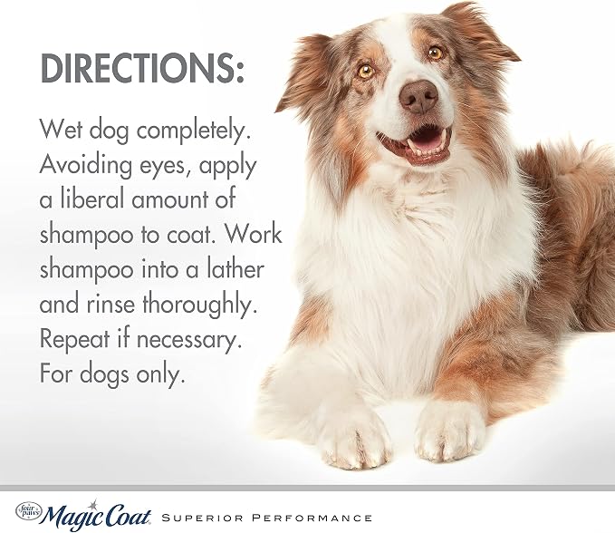 Four Paws Magic Coat Tangles and Mats Dog Grooming Shampoo, Violet Scent, 16 Ounce Bottle