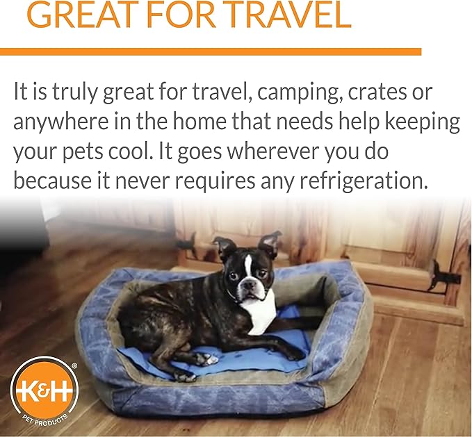 K&H Pet Products Coolin' Pet Pad Blue Small 15 X 11 Inches