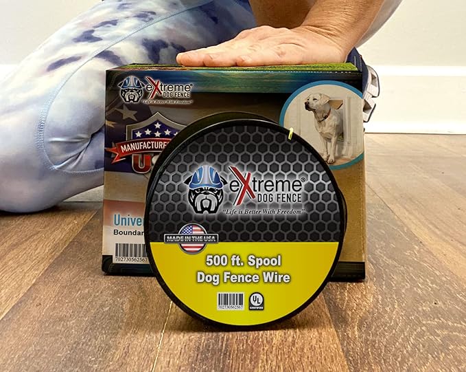 Best USA Dog Fence Wire Compatible with PetSafe, Extreme Dog Fence, and All Other Underground Dog Fences (500 feet) (500 ft)