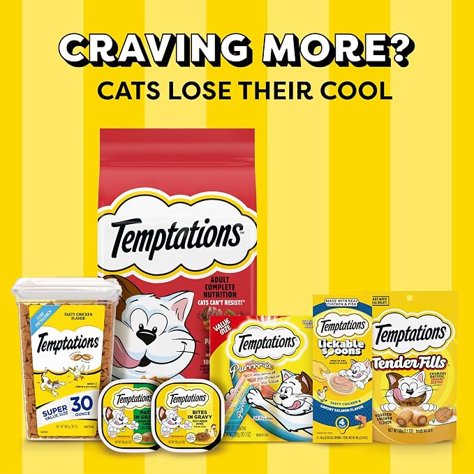 Temptations Seafood Medley Flavor Adult Dry Cat Food, 6.3 lb. Bag (Pack of 3)