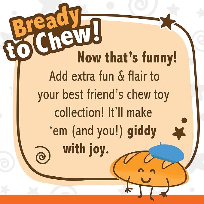Nylabone Baguette Power Chew Toy for Dogs, Dog Toys for Aggressive Chewers, Roast Chicken Flavor, Large Dogs - Up to 50 lbs, 1 Count