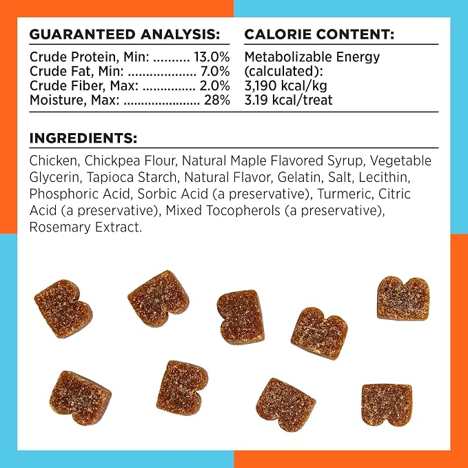 BIXBI Liberty Trainers, Chicken (6 oz, 1 Pouch) - Small Training Treats for Dogs - Low Calorie and Grain Free Dog Treats, Flavorful Pocket Size Healthy and All Natural Dog Treats (Pack of 2)