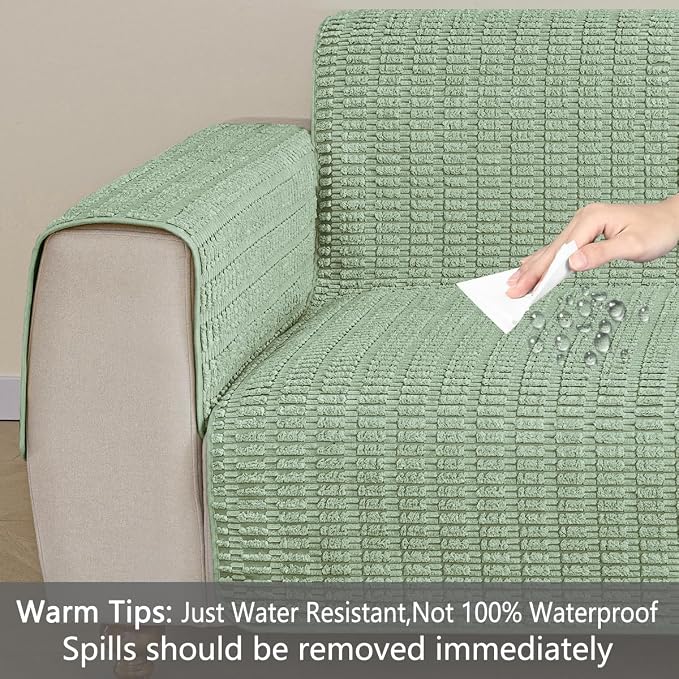 Muamar Dog Bed Cover Sofa Protector,Anti Slip Waterproof Sofa Covers for Living Room Couch Covers,Sofa Mat,Seat Cover,Dog Mat,Pet Pad for Furniture 1 Piece (30x82 inch, Sage Green)