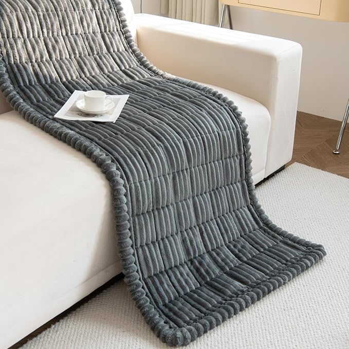 Gumfolk Pet Couch Covers for Sofa Slipcovers Couch Protector for Dogs Washable Cushion Cover, Sofa Pad Blanket Furniture, Dark Grey, 27in*47in