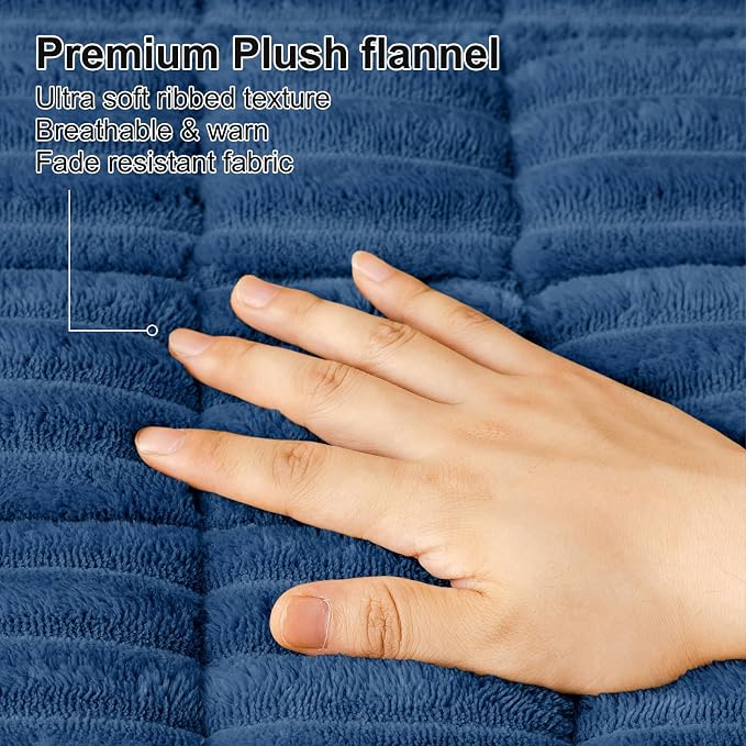 Smiry Couch Cover for Dogs, Non Slip Washable Sofa Protector for Pets, Soft Furniture Cover for Pet, Stylish Sofa Covers, Cozy Protect Against Fur, Dirt & Everyday Messes (Navy Blue, 27.6" x 47")