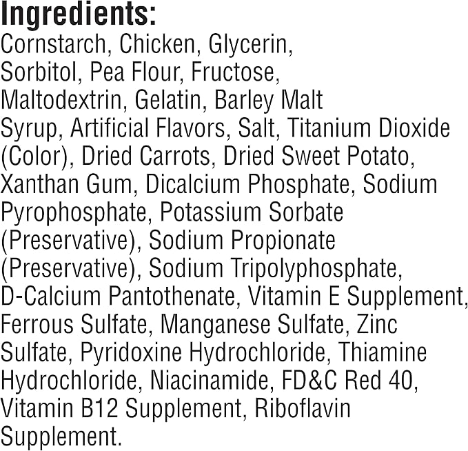 DreamBone Chicken Wrapped Twist Stick Dog Treats, Daily Rawhide-Free Chew, Digests Safely and Completely, With Real Protein, Chicken and Veggies, 50 count