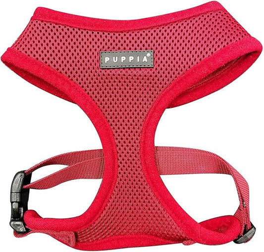 Puppia Soft Dog Harness, Wine, XX-Large (PDCF-AC30-WN-XXL)