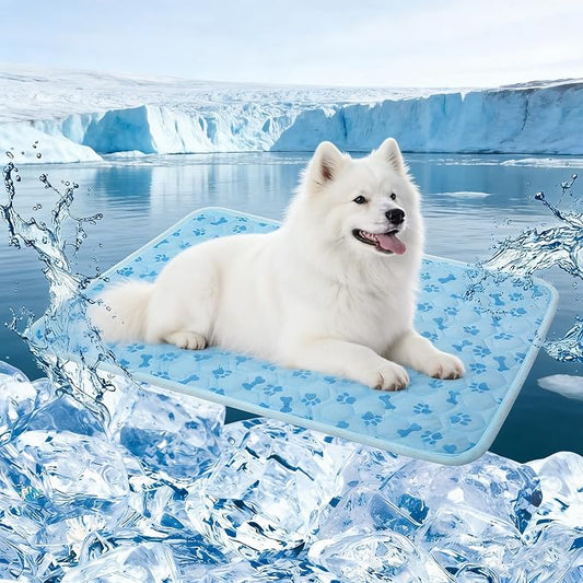 Dog Cooling Mat, Pet Cooling Mat for Dogs and Cats, Portable Summer Dog Cool Pad,Cool Bed for Pets, Premium Pet Cool Blanket for Summer