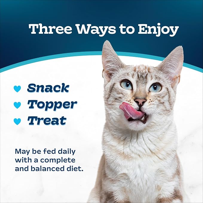 Blue Buffalo Tastefuls Purées Variety Pack, Natural Cat Food Complement, Resealable Twist Cap Pouches, Chicken and Tuna, 3-oz (Pack of 24), 12 of Each Flavor