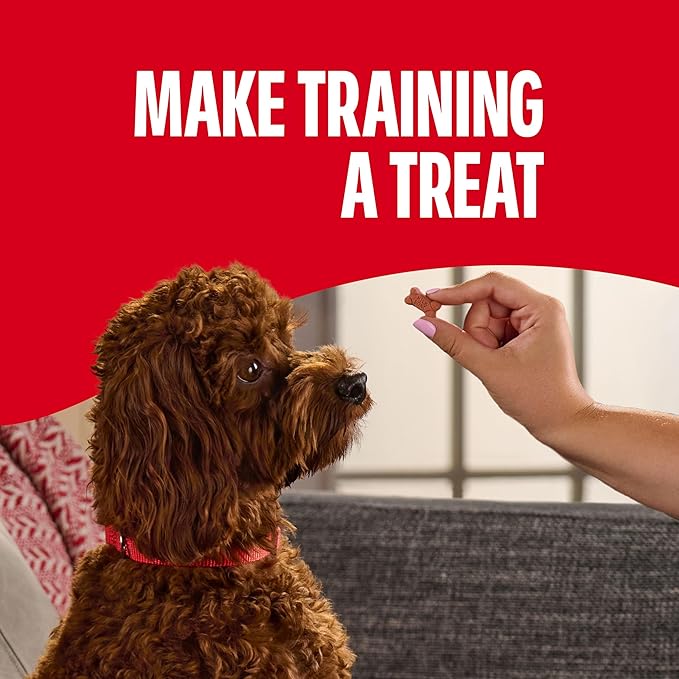 Milk-Bone Soft & Chewy Dog Training Treats Made with Real Filet Mignon, Mini Size, 18 Oz. Bag