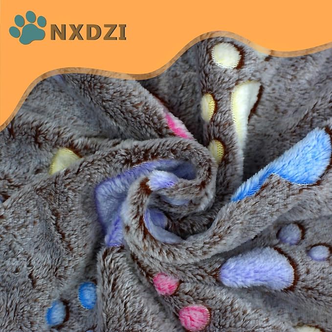 Dog Blankets for Small Dogs and Puppies, 3 Pack Washable Pet Blankets 30" x 20", Lightweight Soft Fleece Puppy Blanket for Crate, Kennel, Carrier, Bed, Cat Blanket
