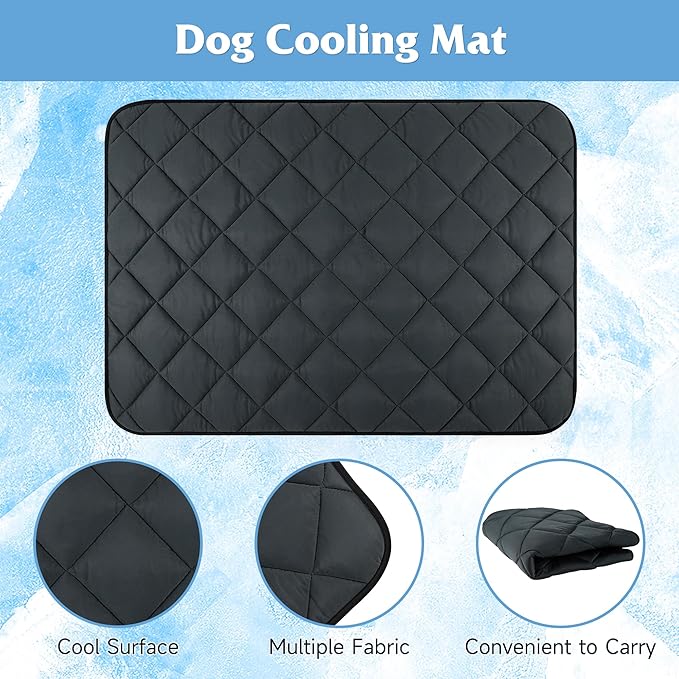 60"x40" Dog Cooling Mat, Washable Cooling Mat for Dogs, Soft Blanket for Dogs and Cats, Large