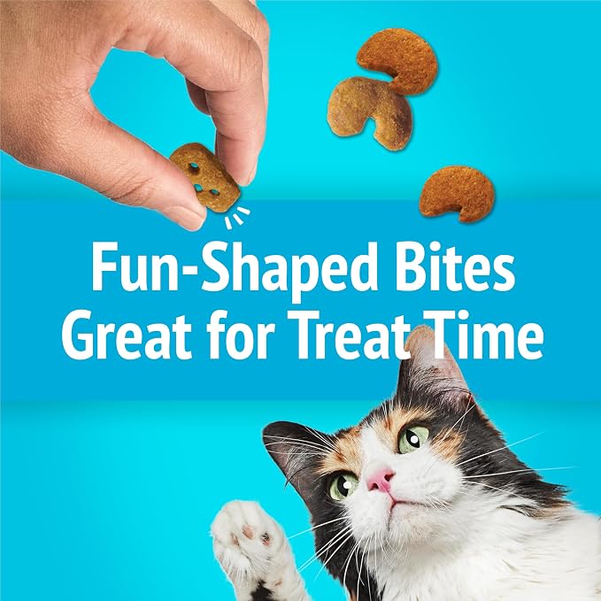 Purina Friskies Cat Treats, Party Mix Lobster & Mac 'N' Cheese Flavors - (Pack of 6) 6 oz. Pouches