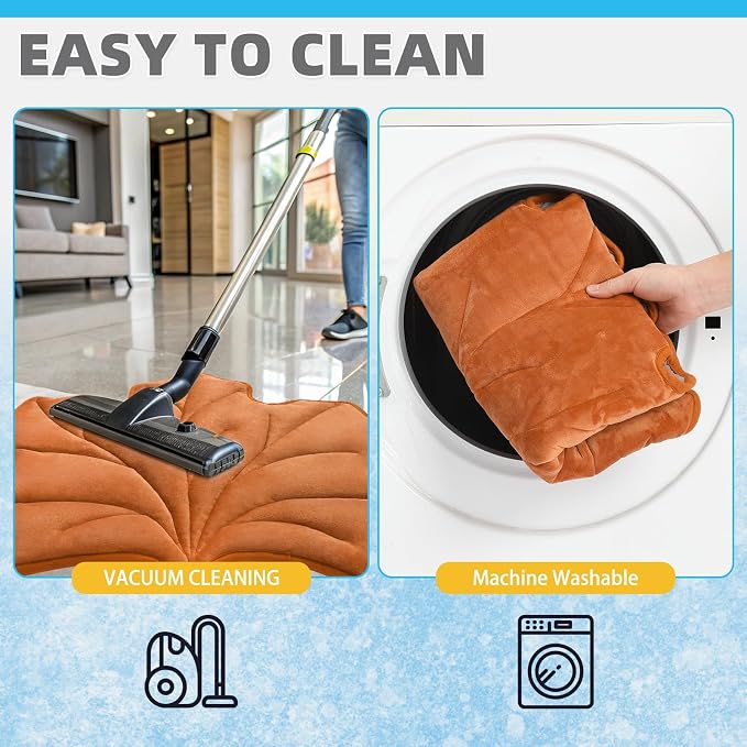 KOOLTAIL Breathable Cat Mat, Upgraded Two Sided Pad for Dogs Cats Puppy, Soft Summer Pet Sleeping Blanket Kennel to Keeping Cool, Washable Dog Mats for Crate Sofa Bed Outdoor, Maple Leaf