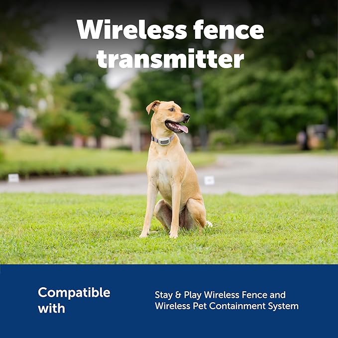 PetSafe Wireless Fence Extra Transmitter, Increase Your Existing Wireless Fence Boundary Pet Containment for Dogs and Cats - from the Parent Company of the Invisible Fence Brand