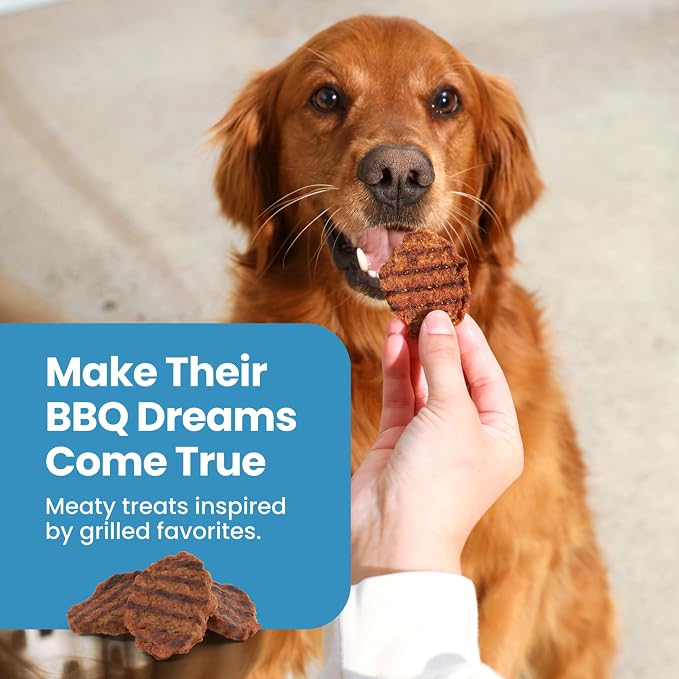 Blue Buffalo Nudges Beef Grillers Natural Dog Treats, Tender & Meaty Dog Snacks, Easy-To-Tear for Training, Made in the USA with Real Beef, No Artificial Preservatives, 16 oz.