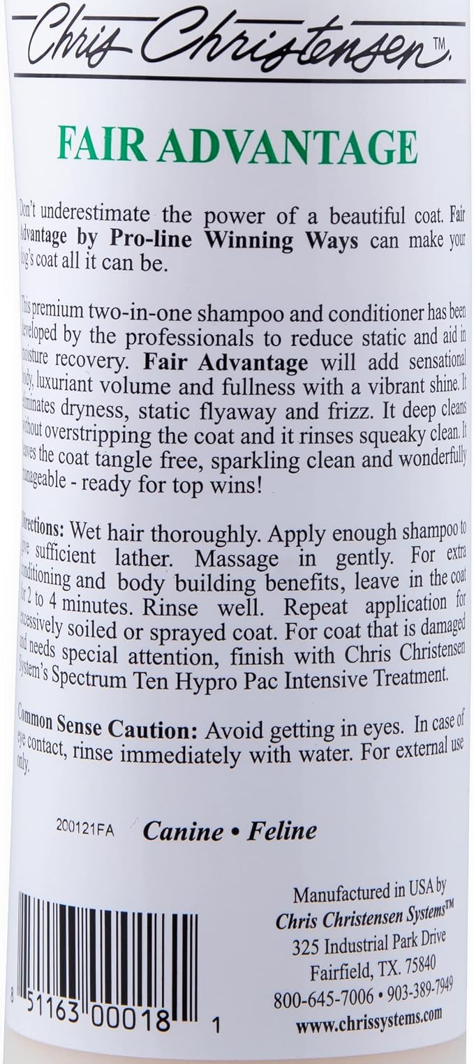 Chris Christensen - Pro-line Fair Advantage. Shampoo - 16 Oz.